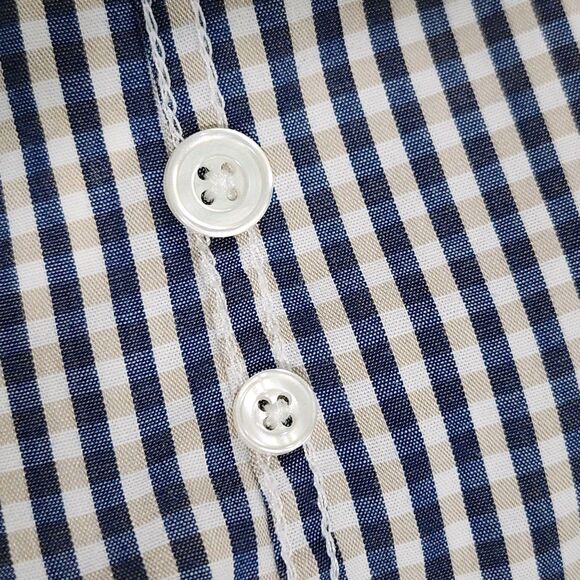 Dockers Shirt Men's Button Up Long Sleeve Striped Cotton Blend Sizes XXL - Picture 7 of 8